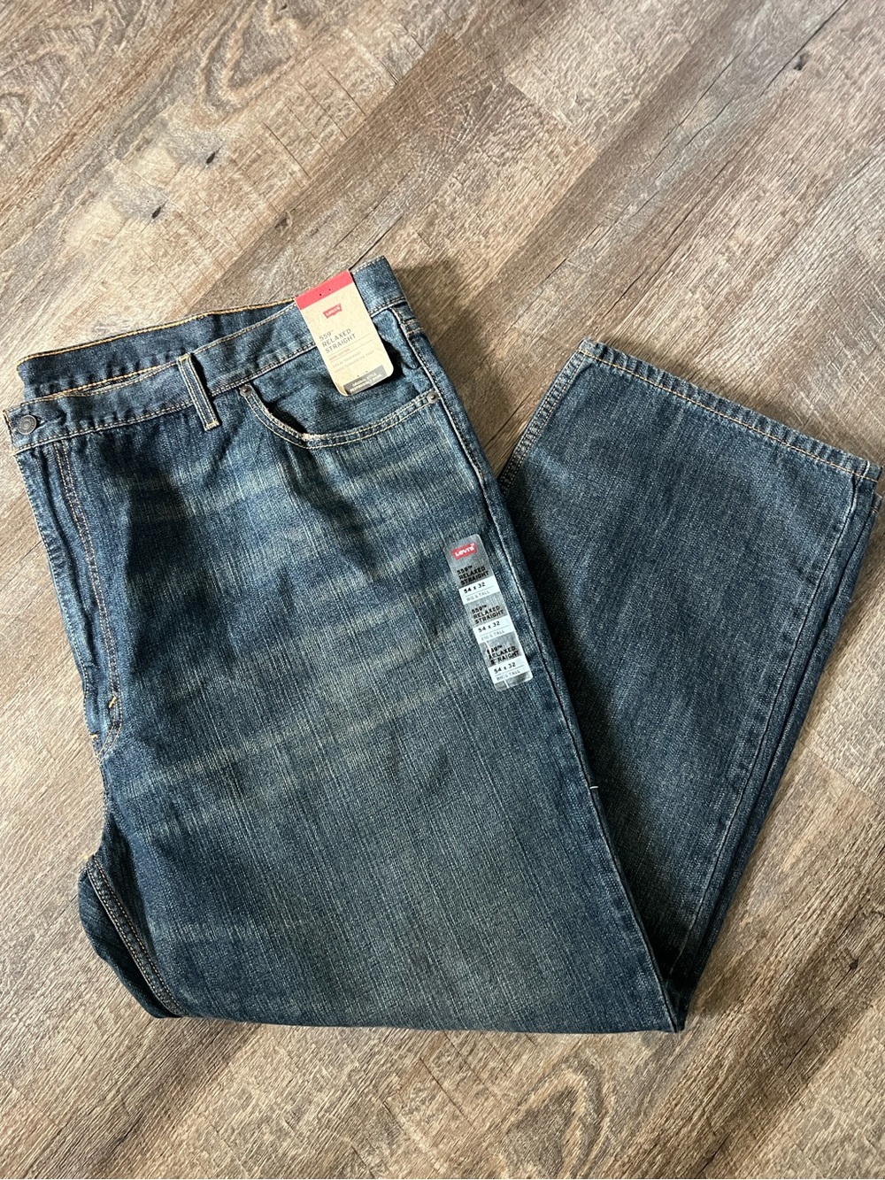 Levi's 559 Big & Tall  Relaxed Straight-Fit Jeans-Size 54x32